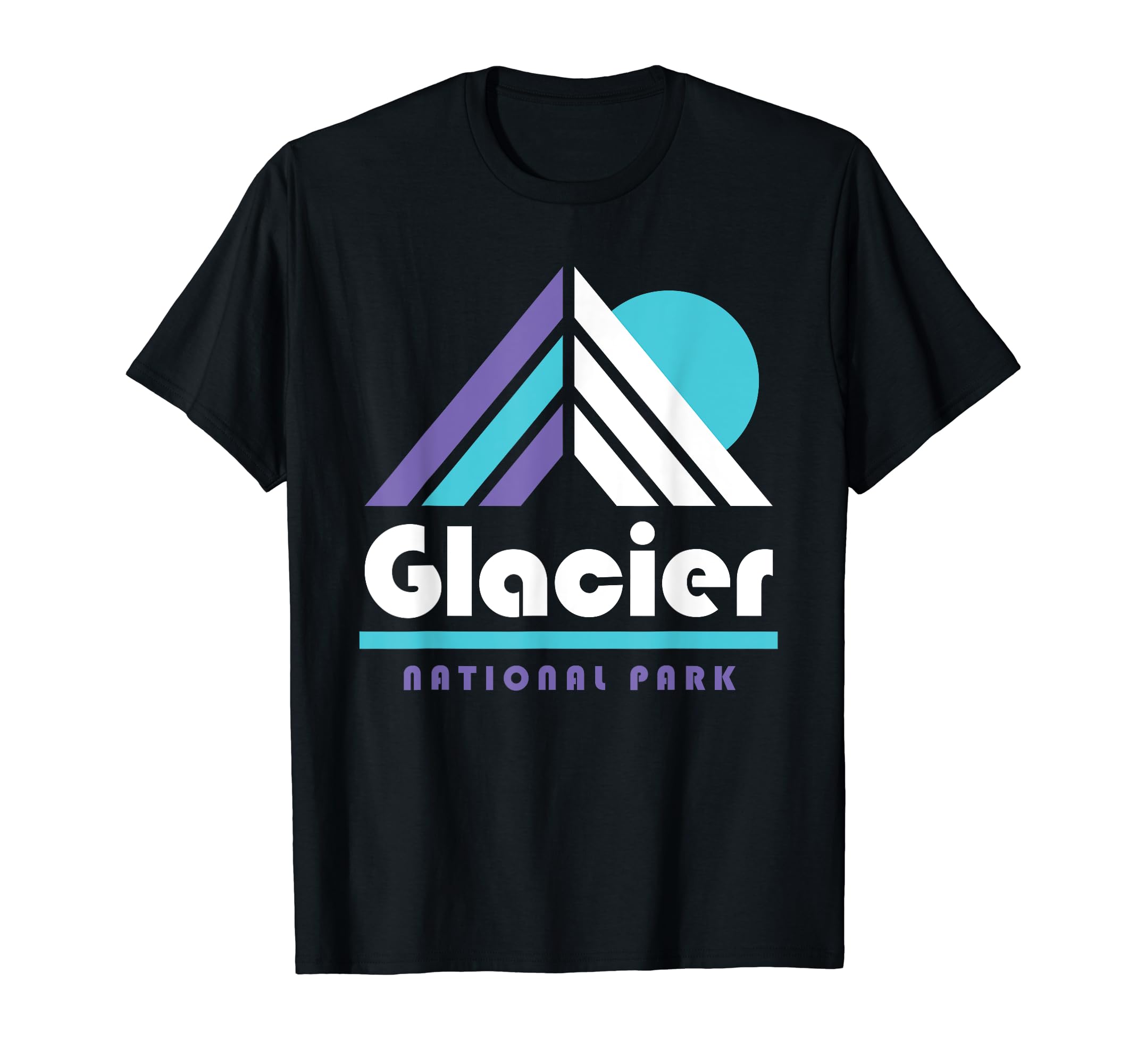 Glacier National Park Mountains T-Shirt - Unique Graphic Unisex - T-Shirt, Sweatshirt, Hoodie