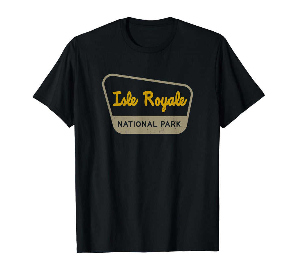 Isle Royale National Park Two Tone T-Shirt - Novelty Apparel for Adults - T-Shirt, Sweatshirt, Hoodie