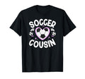 Soccer Cousin Heart Cousin Soccer T-Shirt - Trendy Graphic for Adults - T-Shirt, Sweatshirt, Hoodie