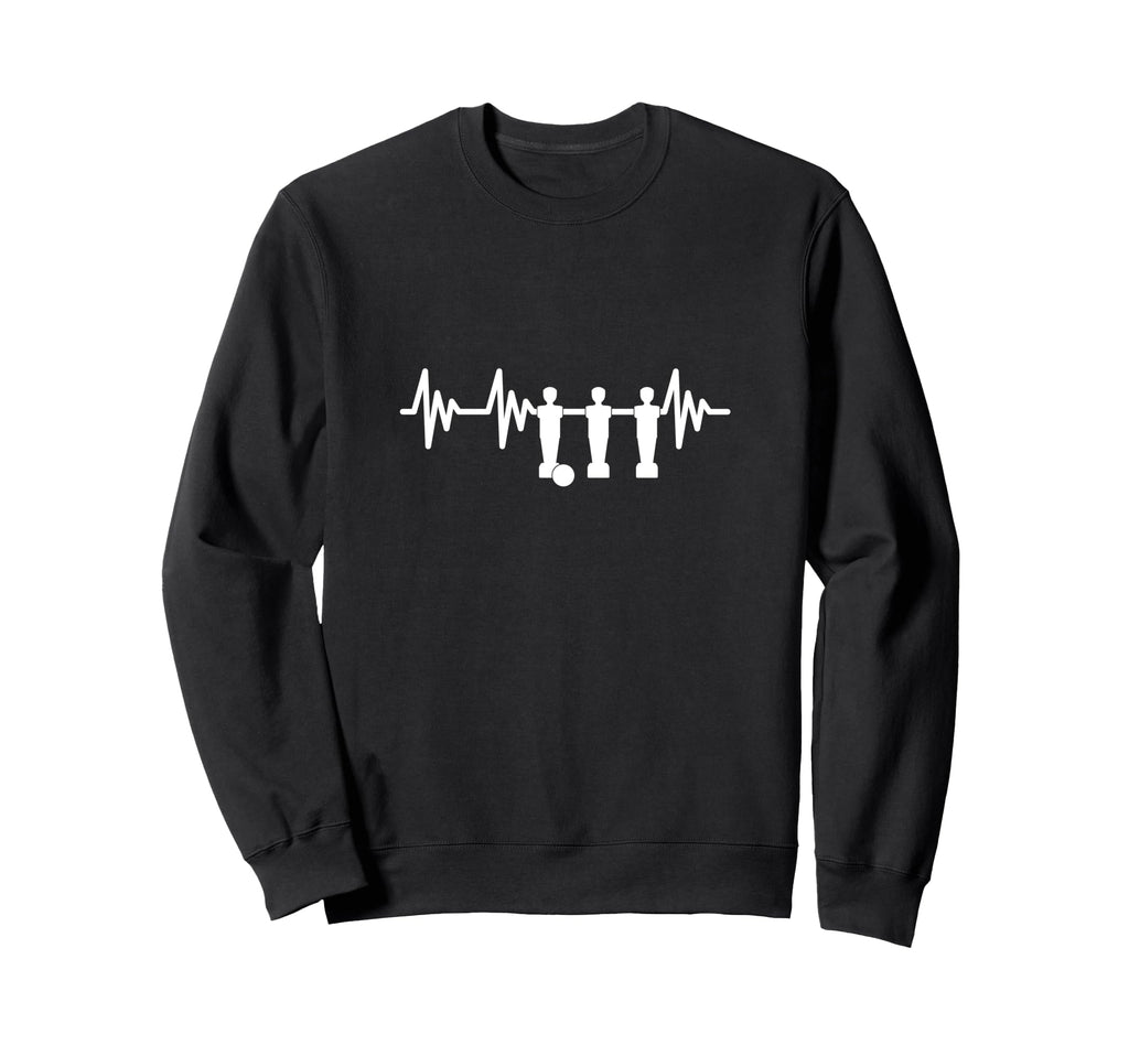 Table Football Heartbeat Sweatshirt - Casual Everyday Wear for Adults - T-Shirt, Sweatshirt, Hoodie