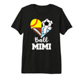 Ball Mimi Soccer Football Softball T-Shirt - Aesthetic Graphic Men Women - T-Shirt, Sweatshirt, Hoodie