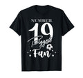 Number 19 Biggest Fan Soccer Player Family T-Shirt - Unique Graphic Unisex - T-Shirt, Sweatshirt, Hoodie