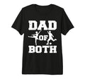 Mens Dad Both Ballet Soccer Funny T-Shirt - Casual Everyday Wear Unisex - T-Shirt, Sweatshirt, Hoodie