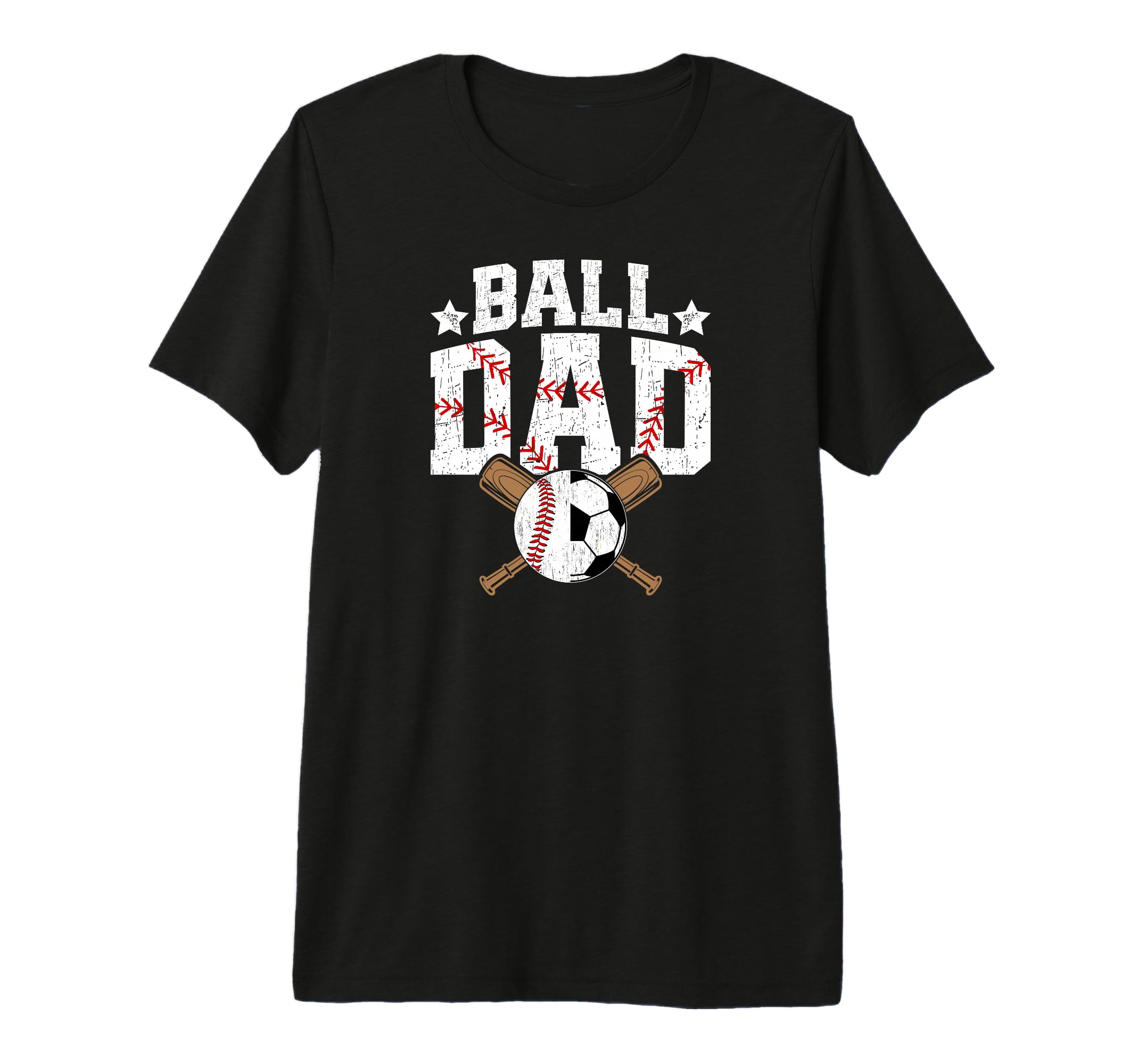 Mens Ball Dad Baseball Soccer Dad T-Shirt - Aesthetic Graphic for Adults - T-Shirt, Sweatshirt, Hoodie