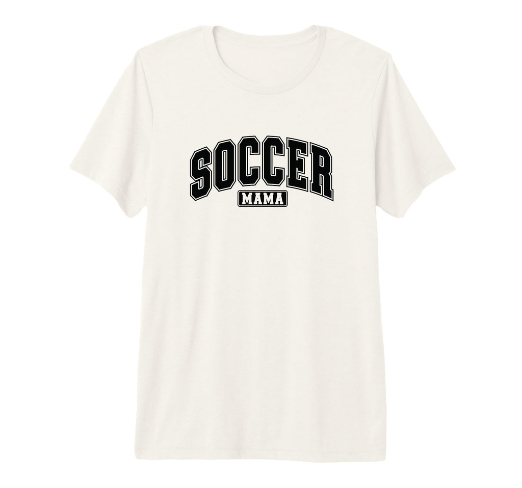 Soccer Mama Varsity Soccer Mom Mothers T-Shirt - Unique Graphic for Adults - T-Shirt, Sweatshirt, Hoodie