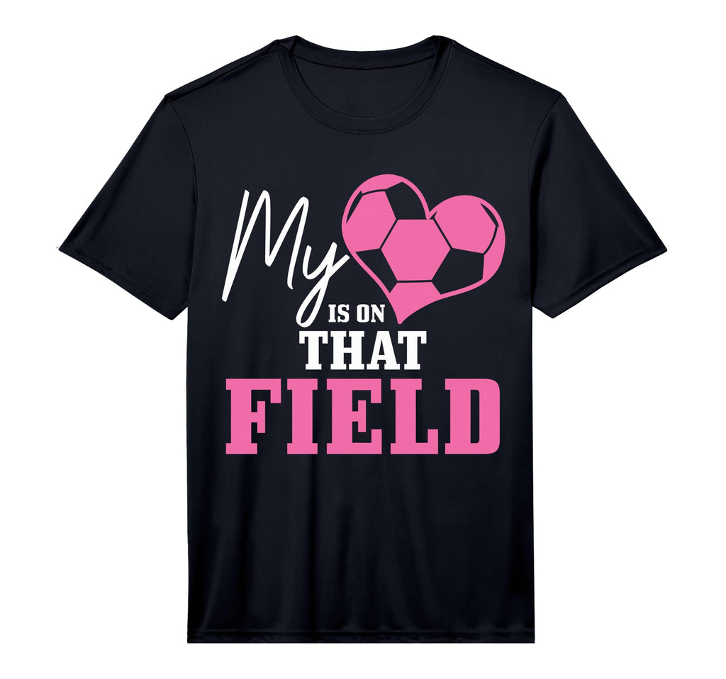 Soccer Mom My Heart Is That Field T-Shirt - Aesthetic Graphic Men Women - T-Shirt, Sweatshirt, Hoodie