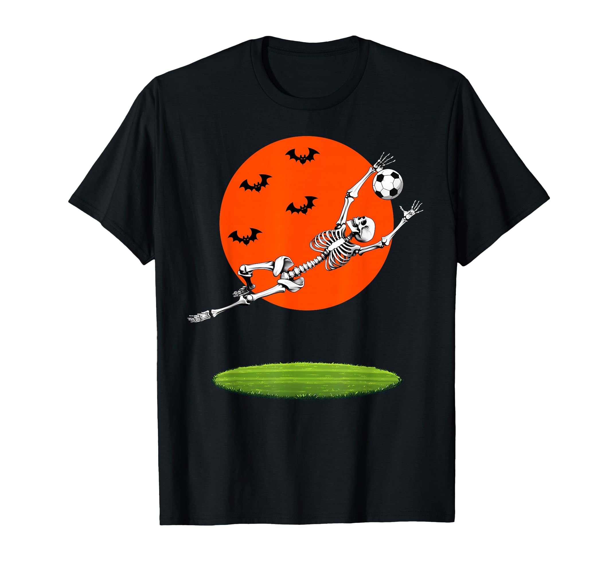Soccer Skeleton Soccer Player T-Shirt - Fun Novelty Design for Adults - T-Shirt, Sweatshirt, Hoodie