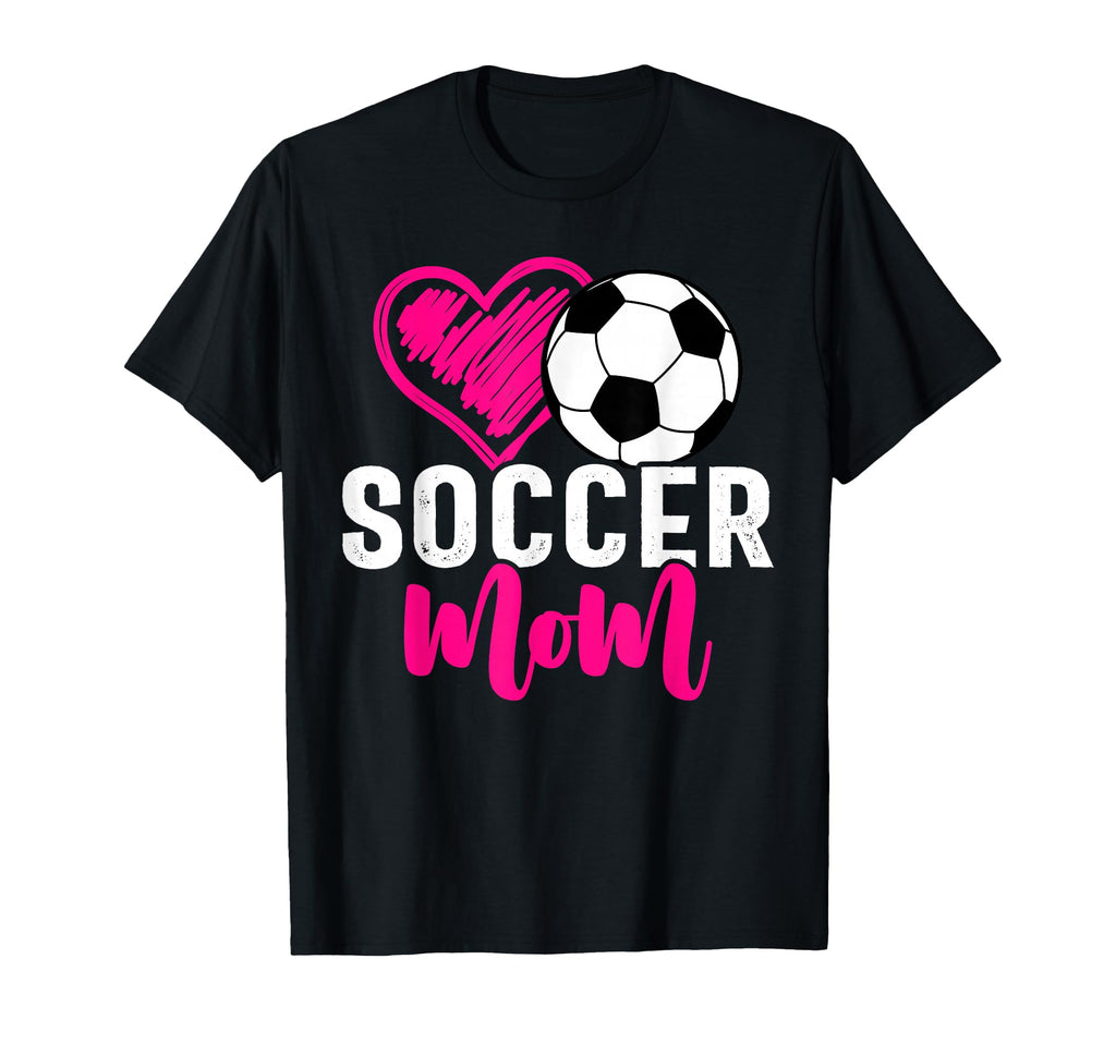 Soccer Mom Love Heart Mama Mommy Mother T-Shirt - Unique Graphic Men Women - T-Shirt, Sweatshirt, Hoodie