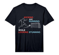 Soccer Kicking And Running While T-Shirt - Fun Novelty Design for Adults - T-Shirt, Sweatshirt, Hoodie
