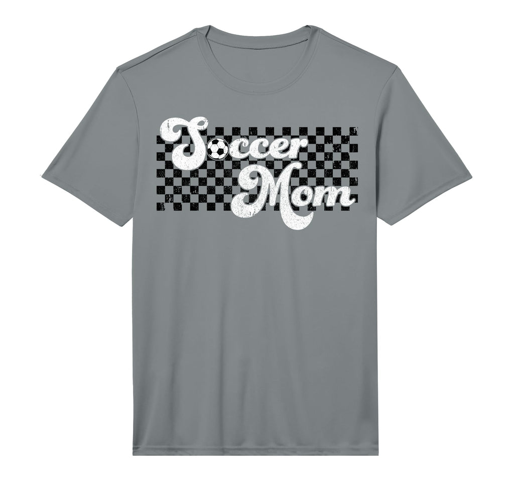 Mens Soccer Mom Soccer Mama Checkered T-Shirt - Fun Novelty Design Unisex - T-Shirt, Sweatshirt, Hoodie