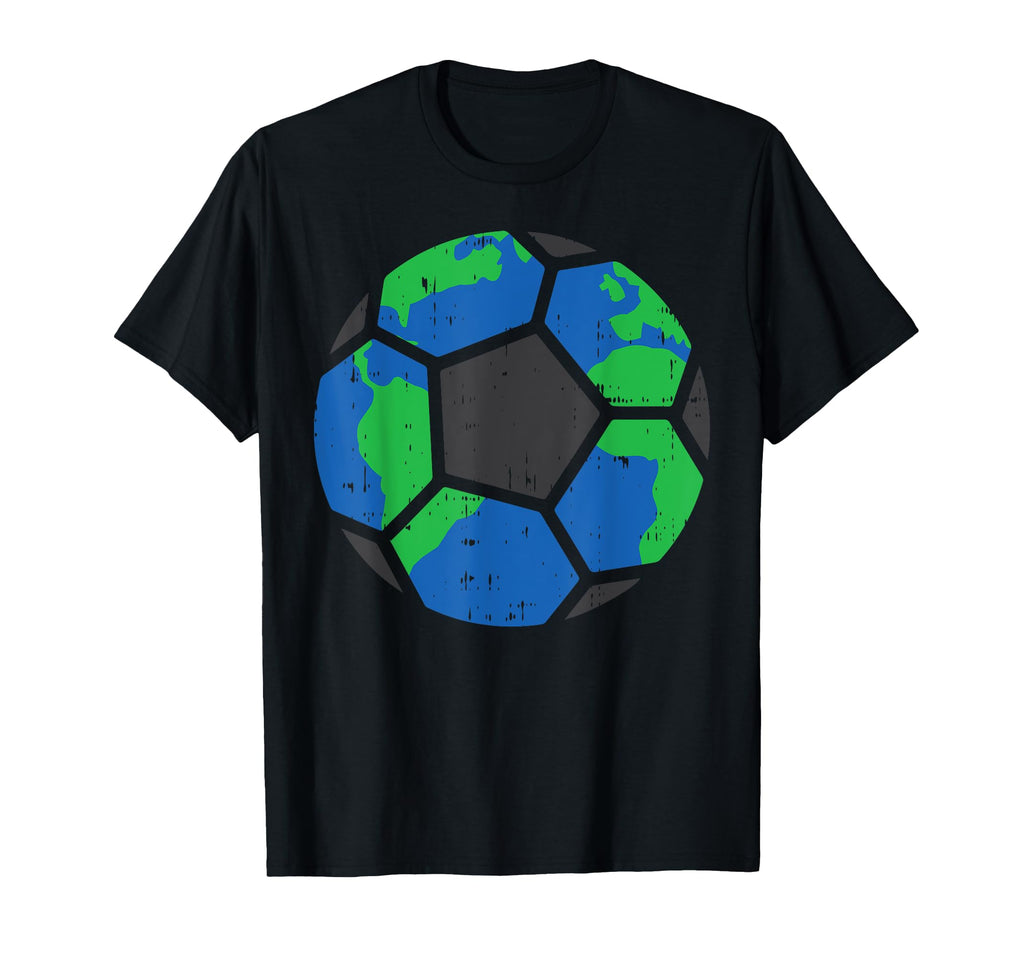 Soccer Ball Earth Day Football Sport T-Shirt - Novelty Apparel Men Women - T-Shirt, Sweatshirt, Hoodie