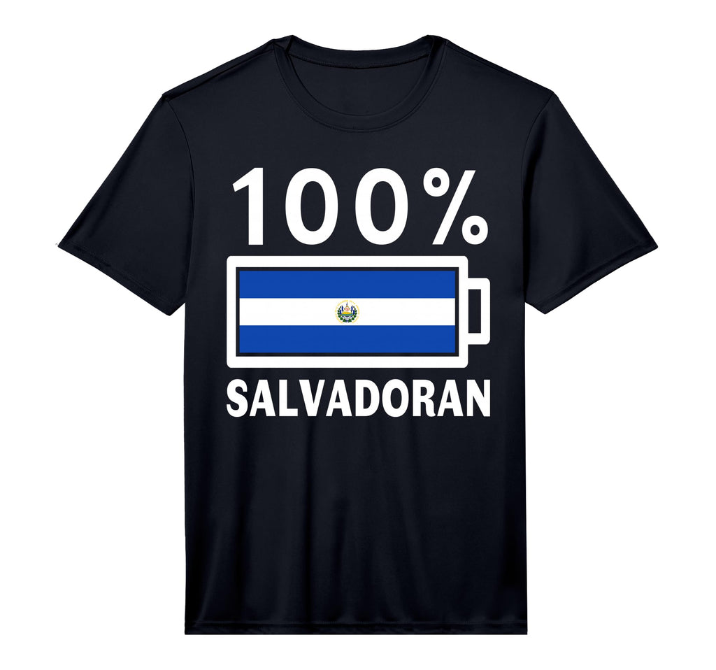El Salvador Flag 100 Salvadoran T-Shirt - Casual Everyday Wear Men Women - T-Shirt, Sweatshirt, Hoodie