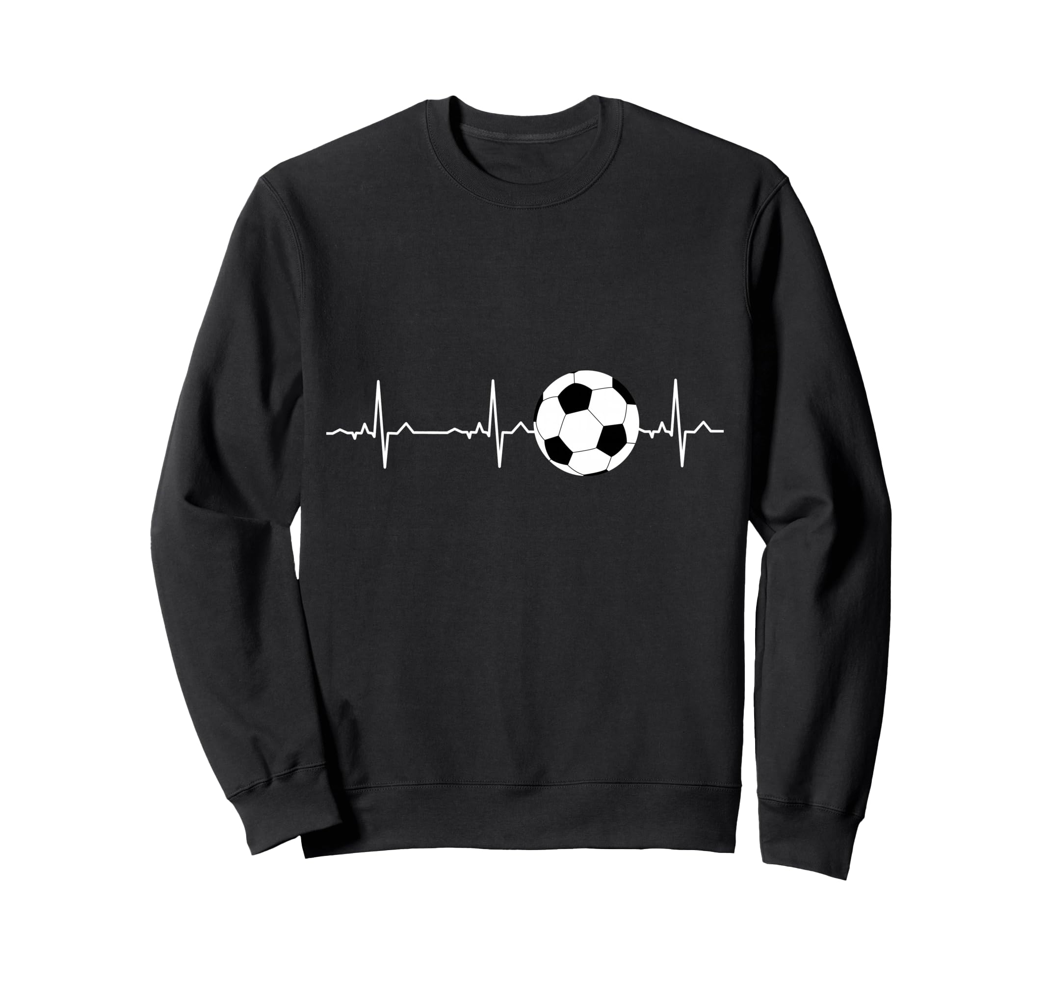 Soccer Heartbeat Best Soccer Player Sweatshirt - Unique Graphic Men Women - T-Shirt, Sweatshirt, Hoodie