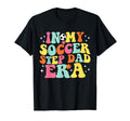 My Soccer Step Dad Era Game Day Groovy T-Shirt - Minimalist Print Unisex - T-Shirt, Sweatshirt, Hoodie