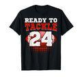 Football 24Th Birthday Player Tackle T-Shirt - Streetwear Style Unisex - T-Shirt, Sweatshirt, Hoodie