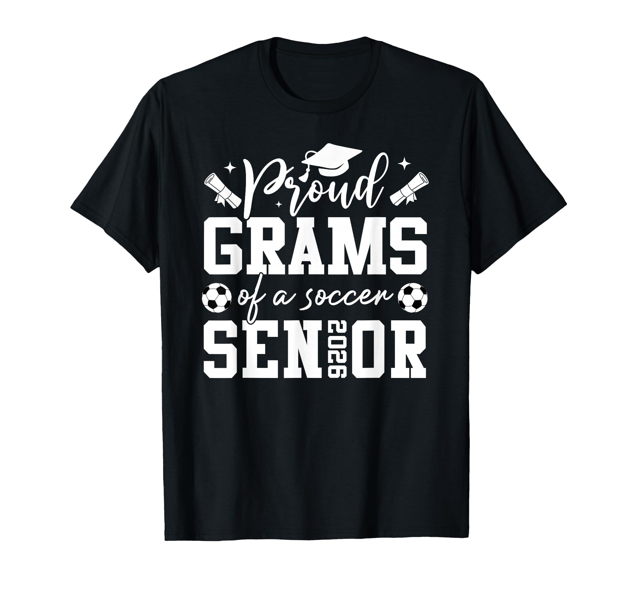 Proud Grams Soccer 2026 Senior Graduation T-Shirt - Graphic Print Men Women - T-Shirt, Sweatshirt, Hoodie
