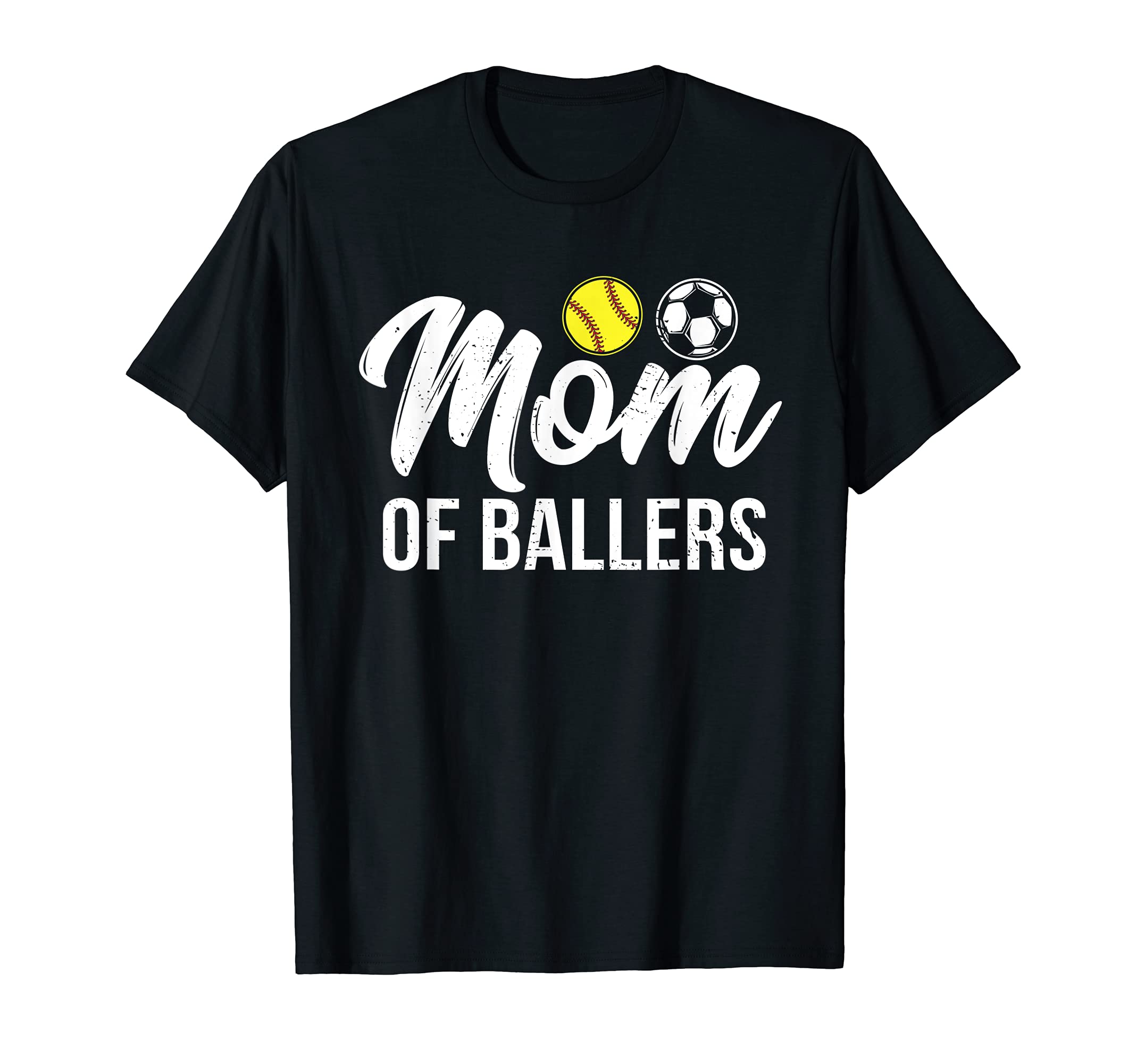 Mom Ballers Softball Playerr T-Shirt - Fun Novelty Design for Adults - T-Shirt, Sweatshirt, Hoodie