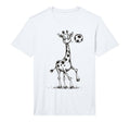 Funny Sports Giraffe Playing Soccer T-Shirt - Graphic Print Men Women - T-Shirt, Sweatshirt, Hoodie