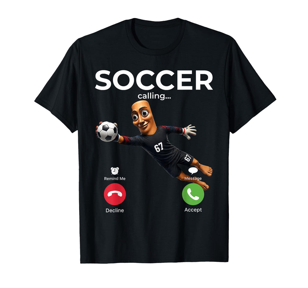 Football Brainrot Tung Sahur Goalkeeper T-Shirt - Unique Graphic Unisex - T-Shirt, Sweatshirt, Hoodie