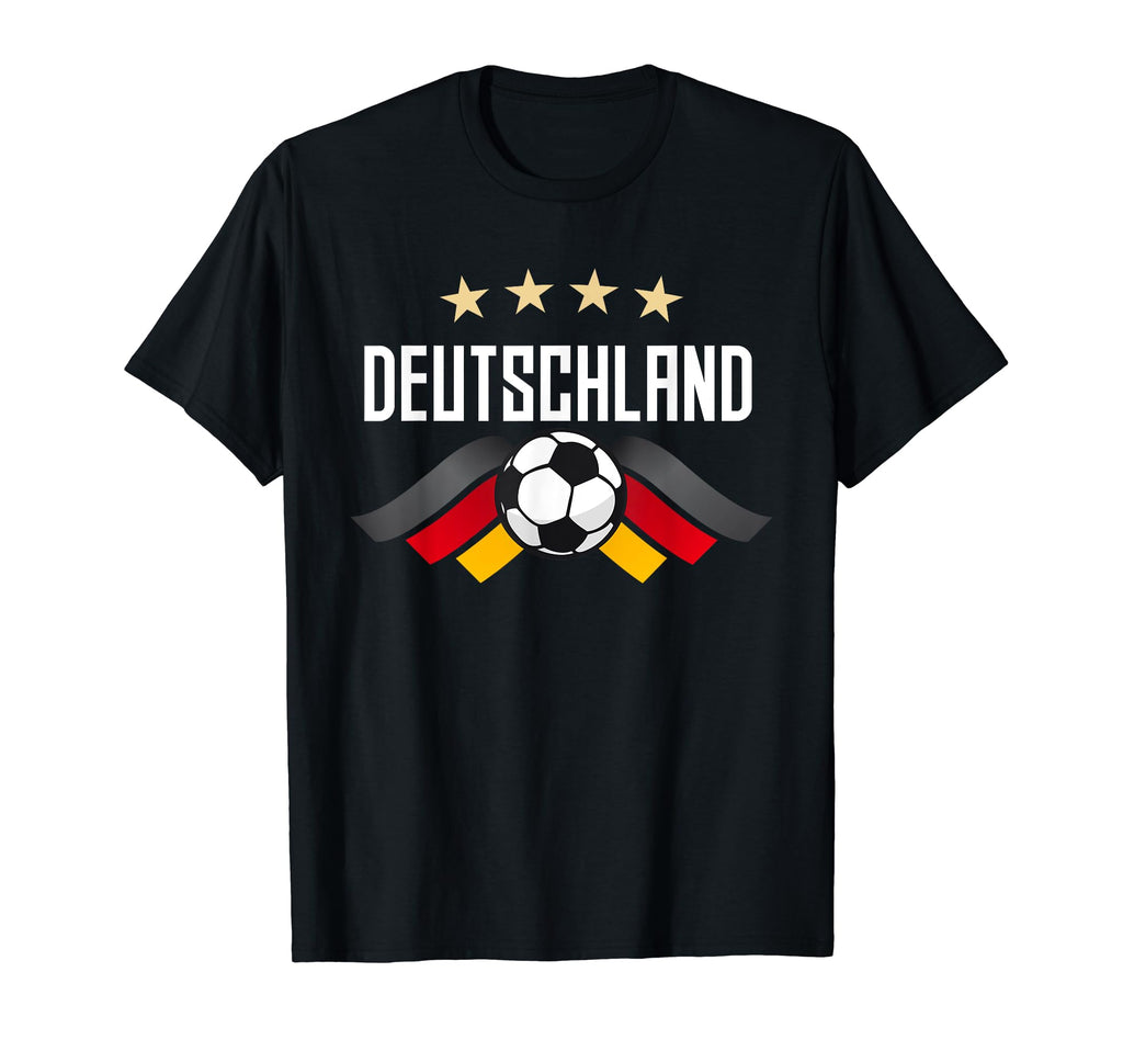 Deutschland Soccer Germany Team Flag T-Shirt - Trendy Graphic Men Women - T-Shirt, Sweatshirt, Hoodie