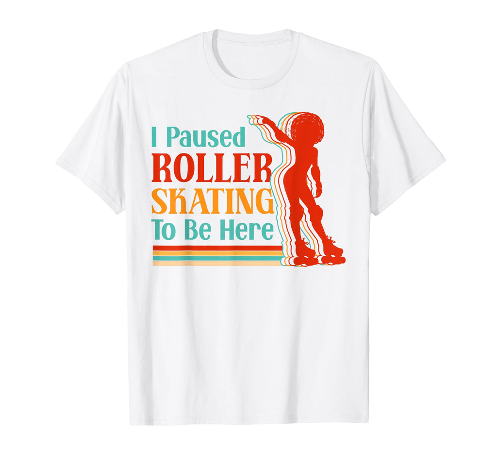 Roller Skating Skate 1970S Black T-Shirt - Aesthetic Graphic for Adults - T-Shirt, Sweatshirt, Hoodie
