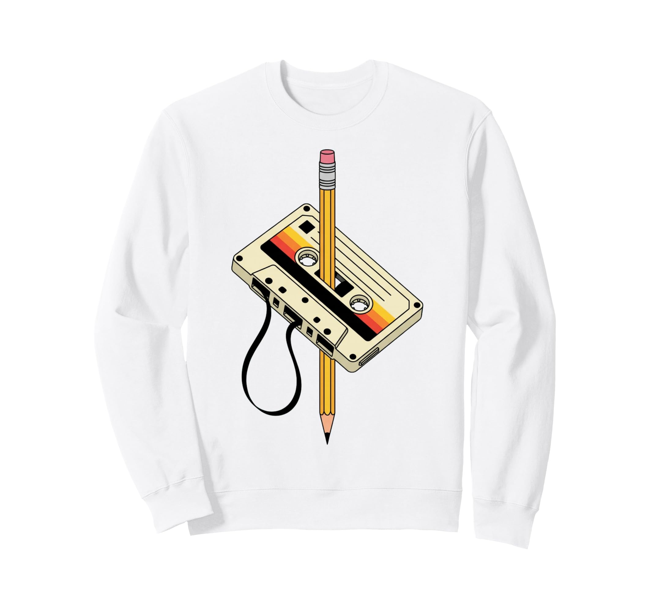 Grunge Cassettes Cassette Sweatshirt - Casual Everyday Wear Men Women - T-Shirt, Sweatshirt, Hoodie