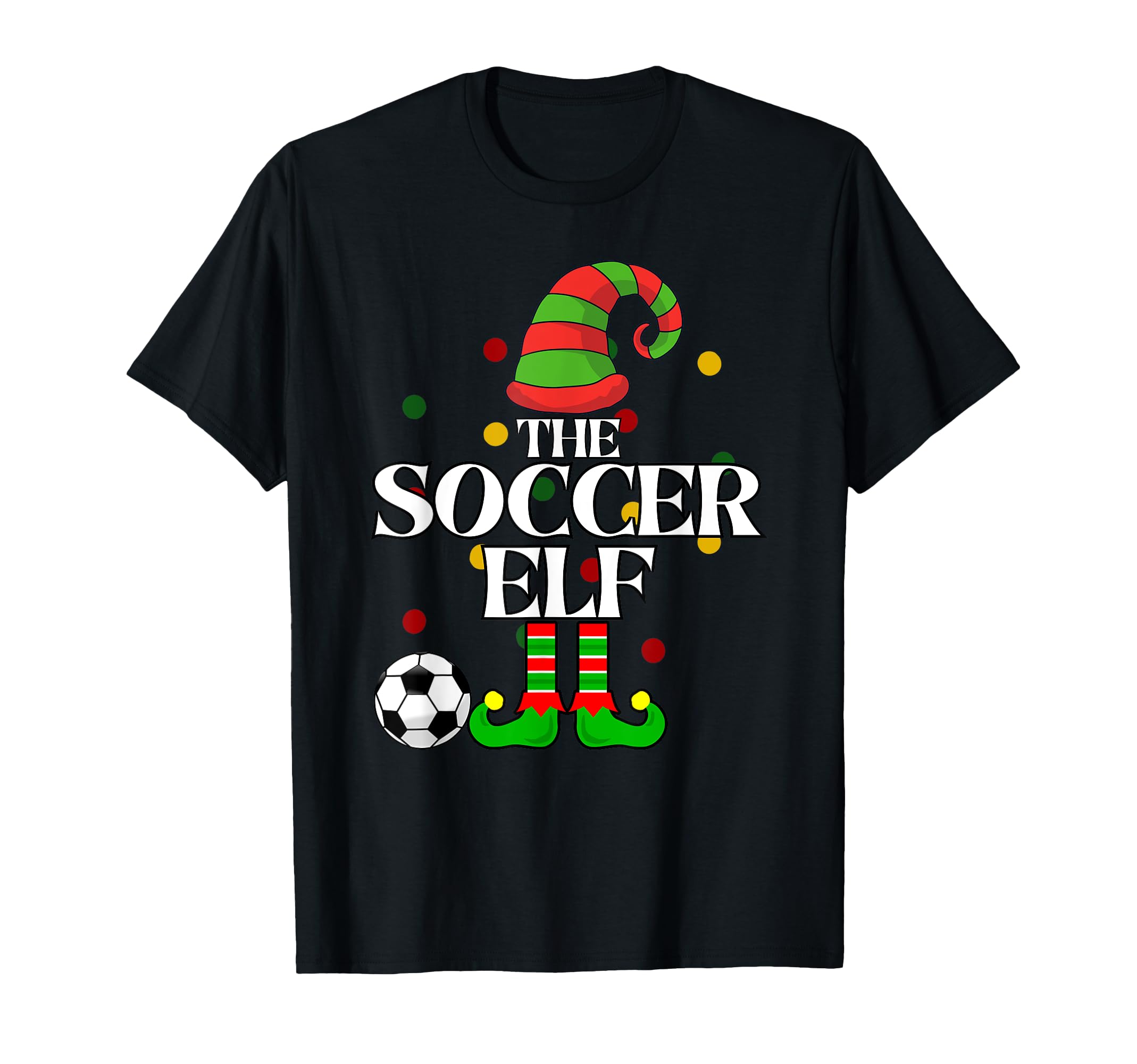 Soccer Elf Family Matching Squad T-Shirt - Custom Art Print for Adults - T-Shirt, Sweatshirt, Hoodie