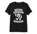 Funny Soccer Tri Blend T-Shirt - Minimalist Print for Adults - T-Shirt, Sweatshirt, Hoodie