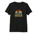 Soccer Player 70S Soccer Tri Blend T-Shirt - Fun Novelty Design Unisex - T-Shirt, Sweatshirt, Hoodie
