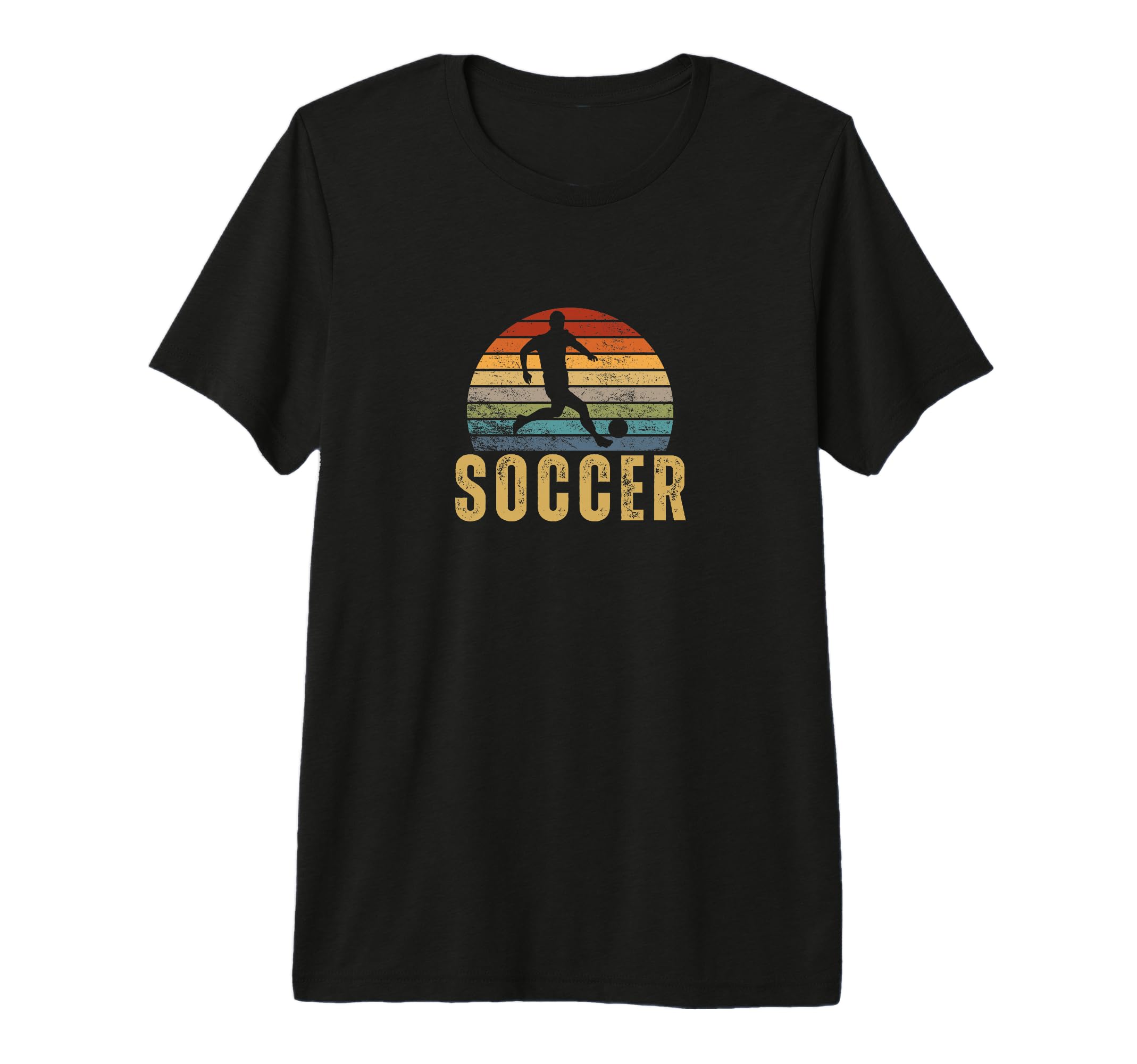 Soccer Player 70S Soccer Tri Blend T-Shirt - Fun Novelty Design Unisex - T-Shirt, Sweatshirt, Hoodie