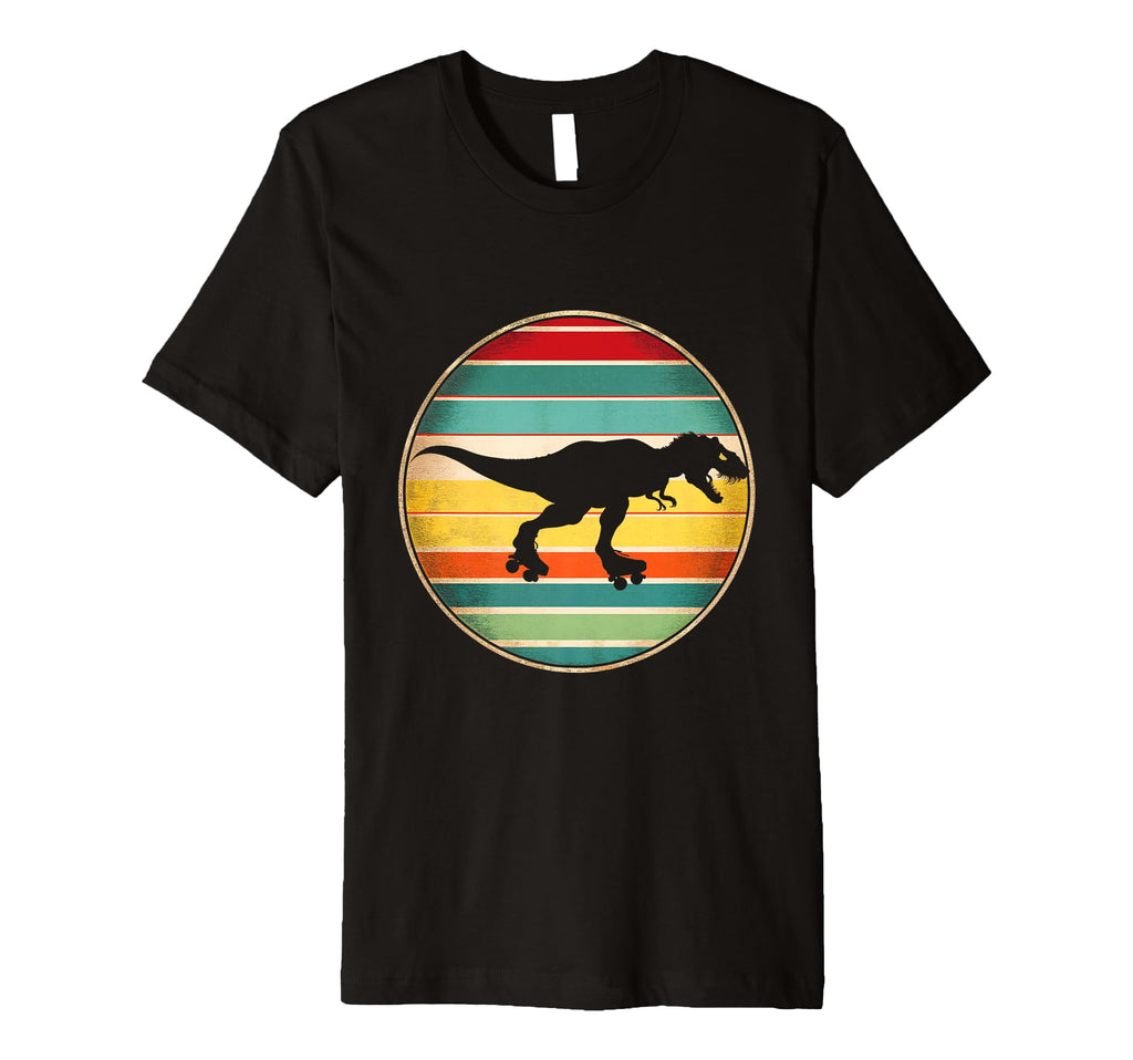 Dinosaur Roller Skate T Rex T-Shirt - Aesthetic Graphic Men Women - T-Shirt, Sweatshirt, Hoodie