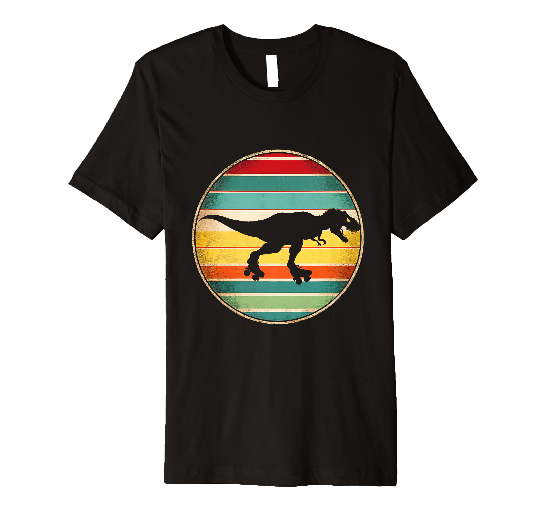 Dinosaur Roller Skate T Rex T-Shirt - Aesthetic Graphic Men Women - T-Shirt, Sweatshirt, Hoodie