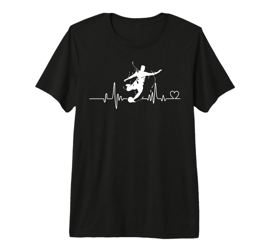 Soccer Heartbeat Tees Soccer Ball T-Shirt - Unique Graphic Unisex - T-Shirt, Sweatshirt, Hoodie