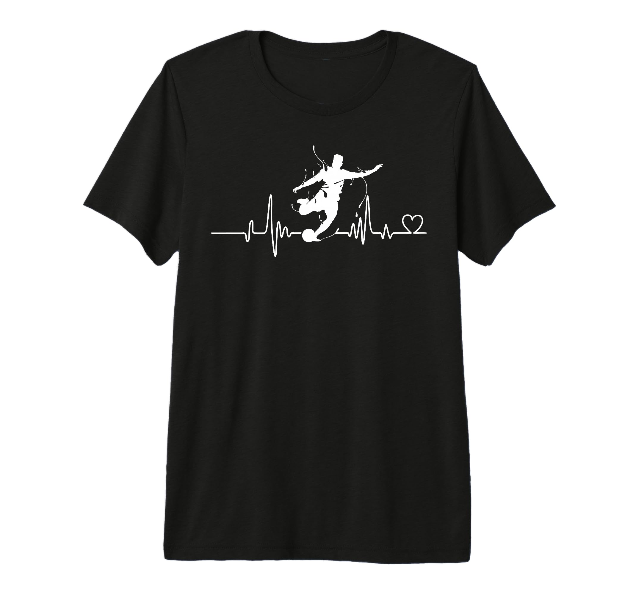 Soccer Heartbeat Tees Soccer Ball T-Shirt - Unique Graphic Unisex - T-Shirt, Sweatshirt, Hoodie