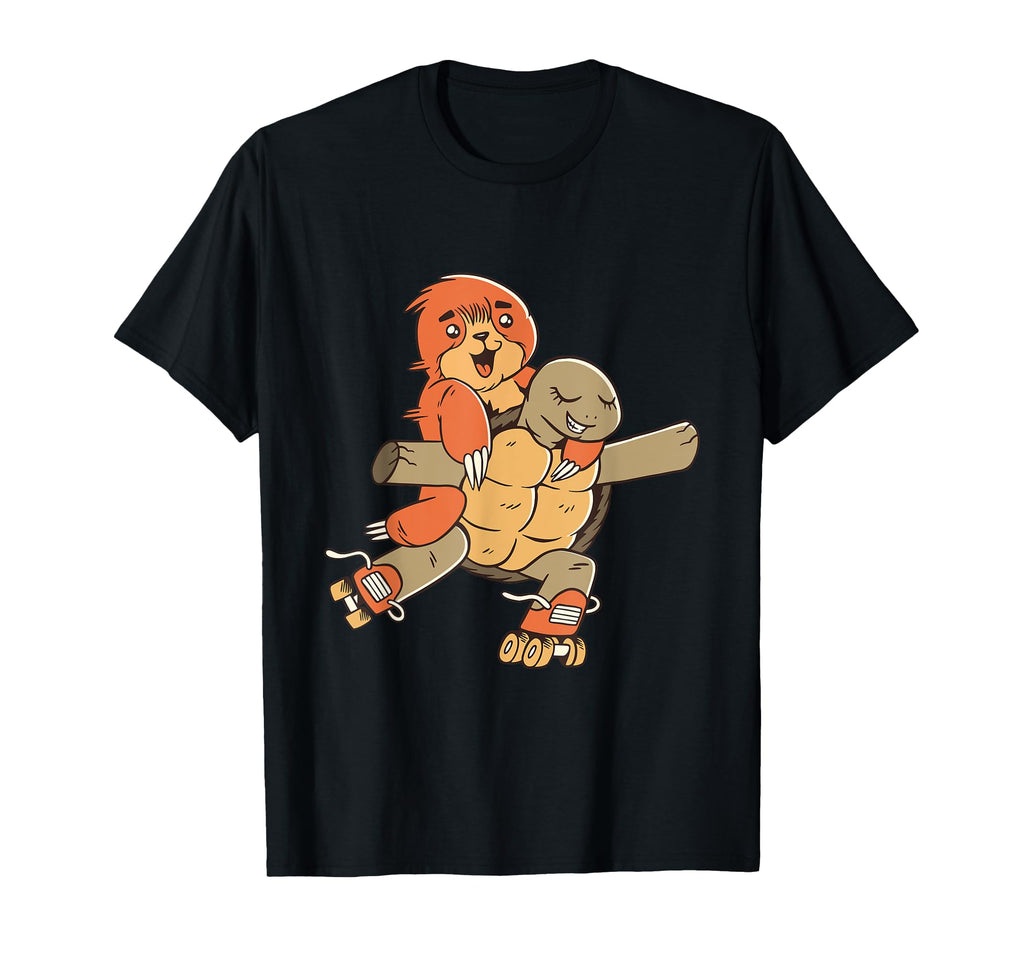Roller Skates Inline Skater Sloth T-Shirt - Fun Novelty Design Unisex - T-Shirt, Sweatshirt, Hoodie