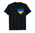 Ukraine Patriotic Heart Flag World T-Shirt - Trendy Graphic for Adults - T-Shirt, Sweatshirt, Hoodie