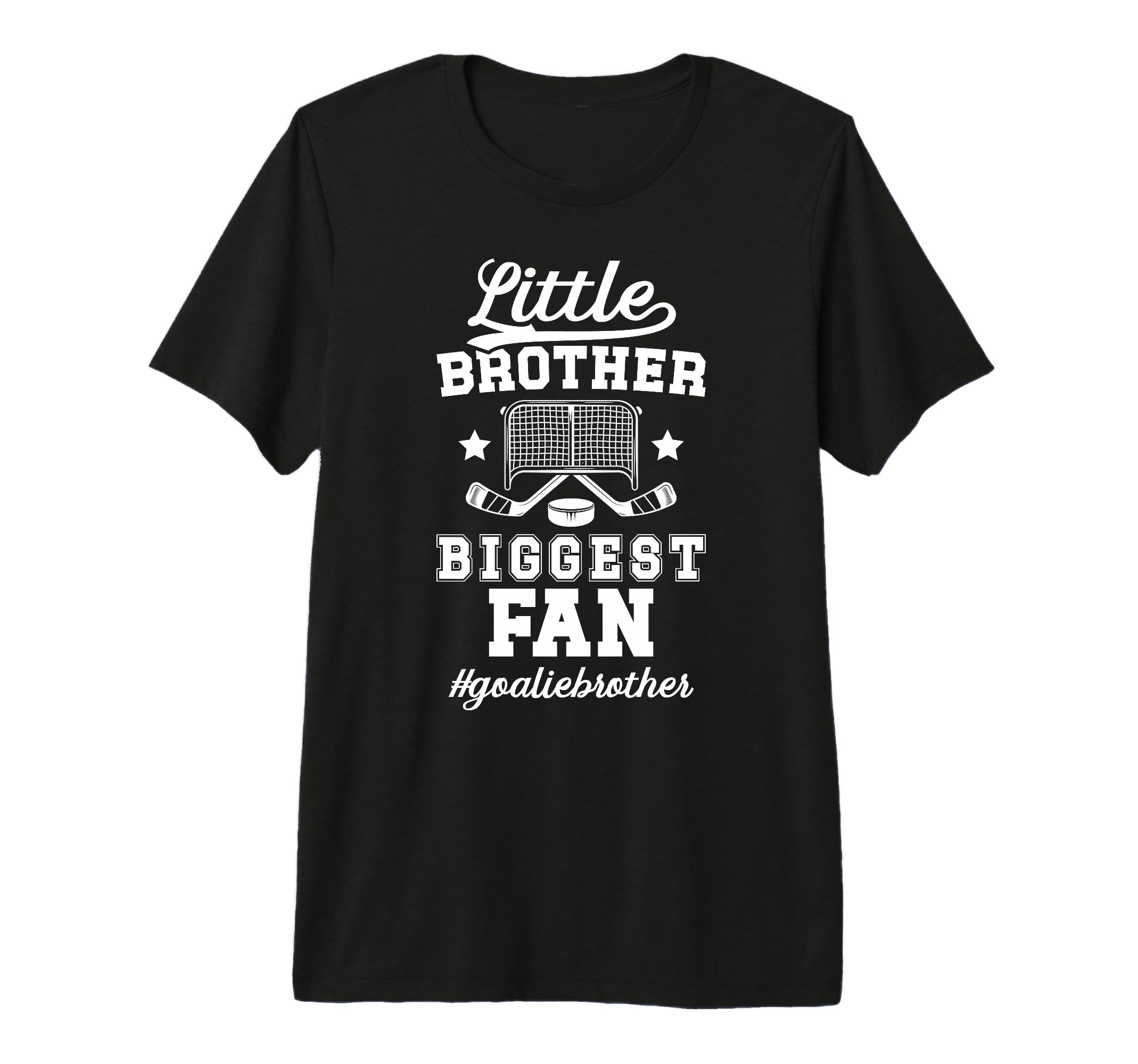 Little Brother Hockey Goalie Brother T-Shirt - Unique Graphic Men Women - T-Shirt, Sweatshirt, Hoodie
