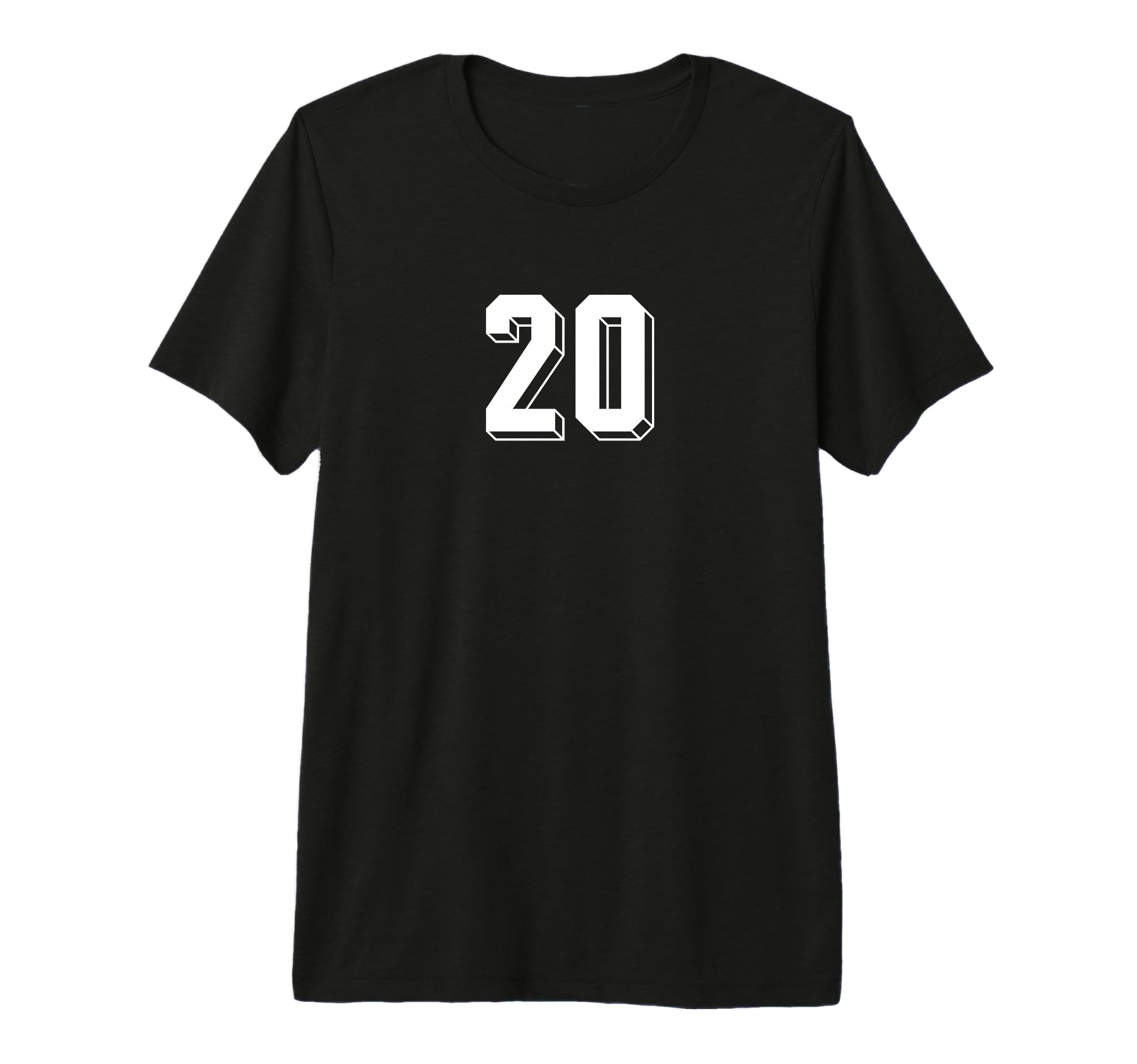 Number 20 80S 90S Soccer Team Jersey T-Shirt - Minimalist Print for Adults - T-Shirt, Sweatshirt, Hoodie