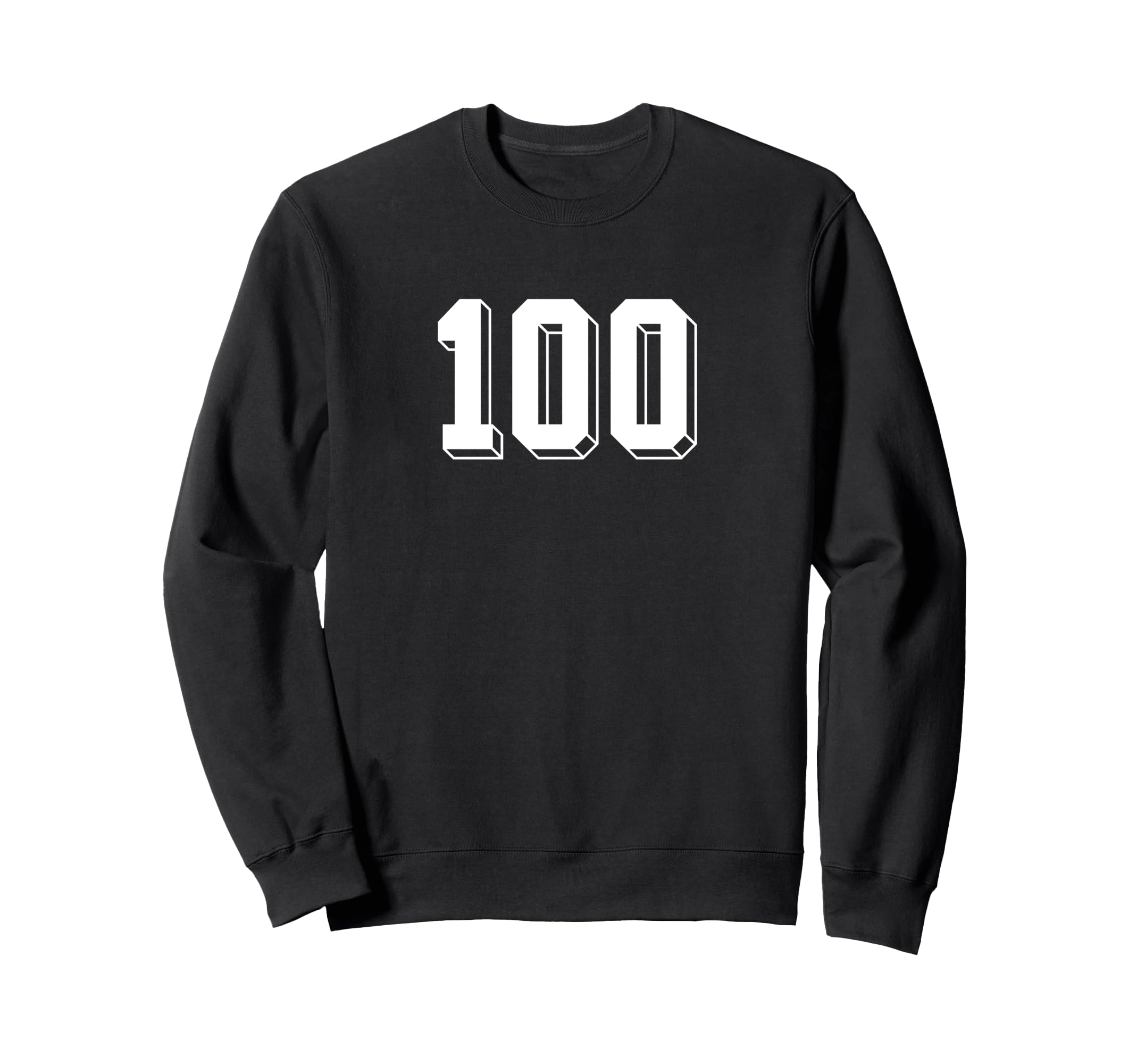 Number 100 80S 90S Soccer Team Sweatshirt - Custom Art Print Men Women - T-Shirt, Sweatshirt, Hoodie
