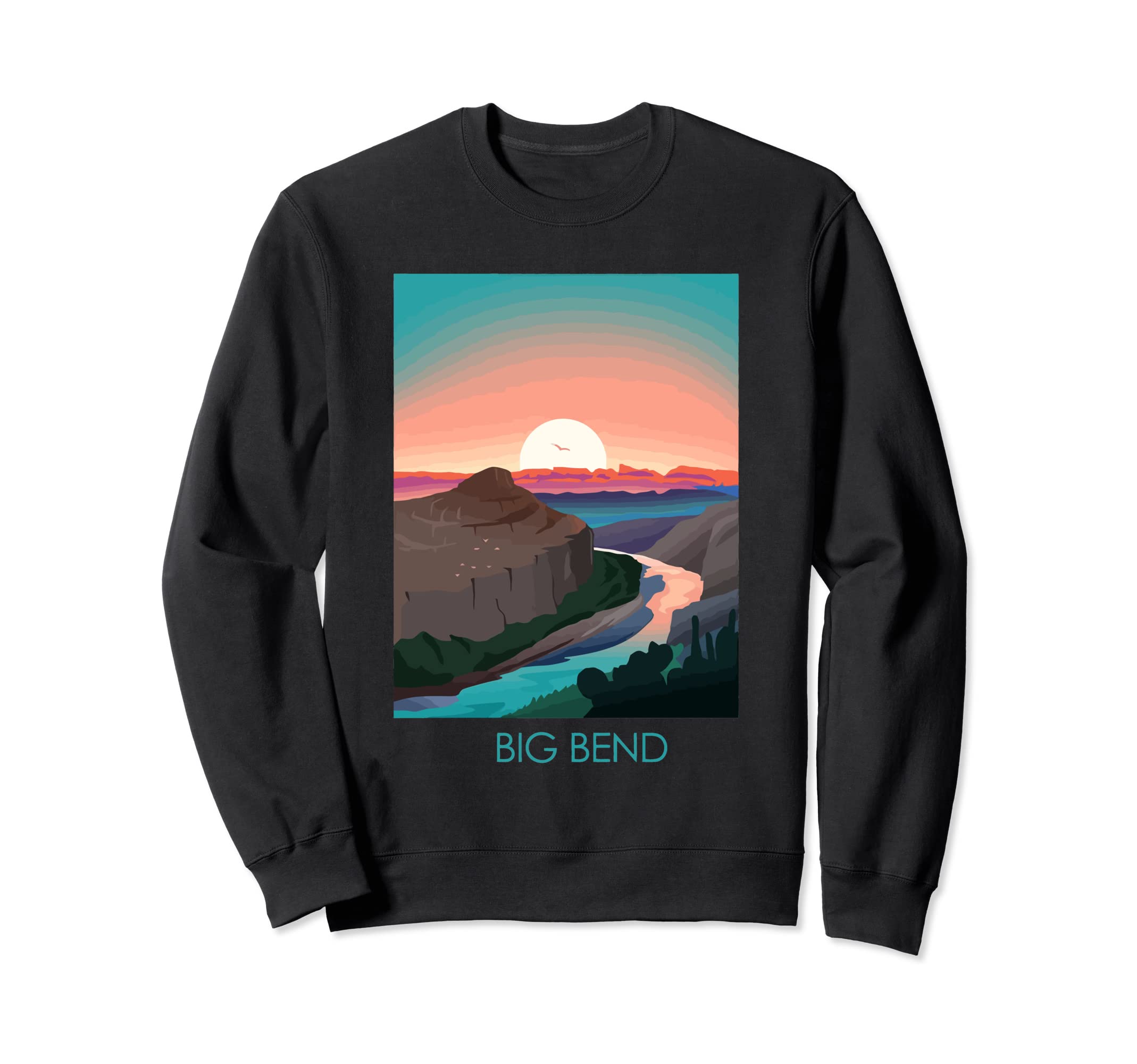 Big Bend National Park Us Sweatshirt - Custom Art Print for Adults - T-Shirt, Sweatshirt, Hoodie