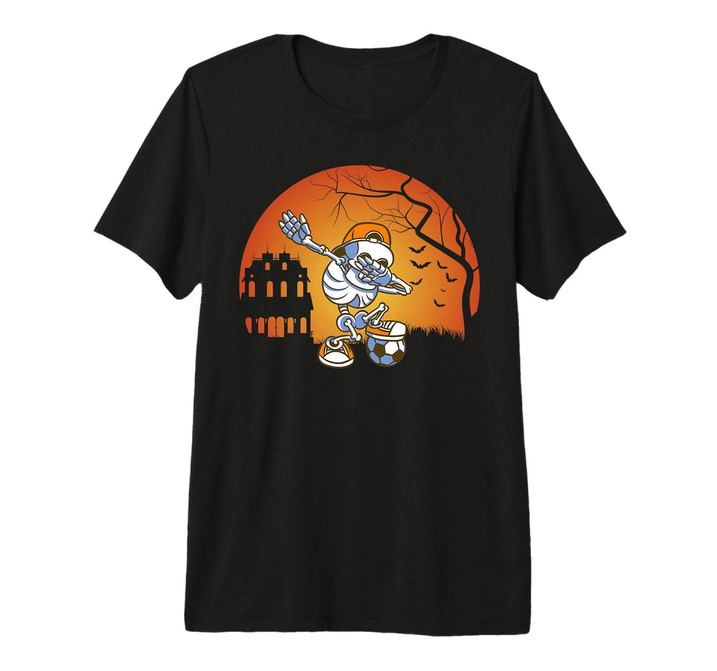 Skeleton Soccer Coach Fan Halloween T-Shirt - Custom Art Print for Adults - T-Shirt, Sweatshirt, Hoodie