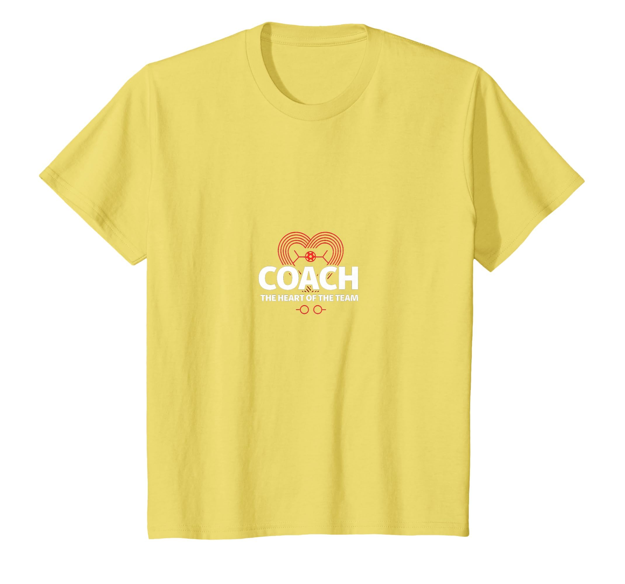 Soccer Coach Heart Team Inspiring T-Shirt - Minimalist Print Unisex - T-Shirt, Sweatshirt, Hoodie