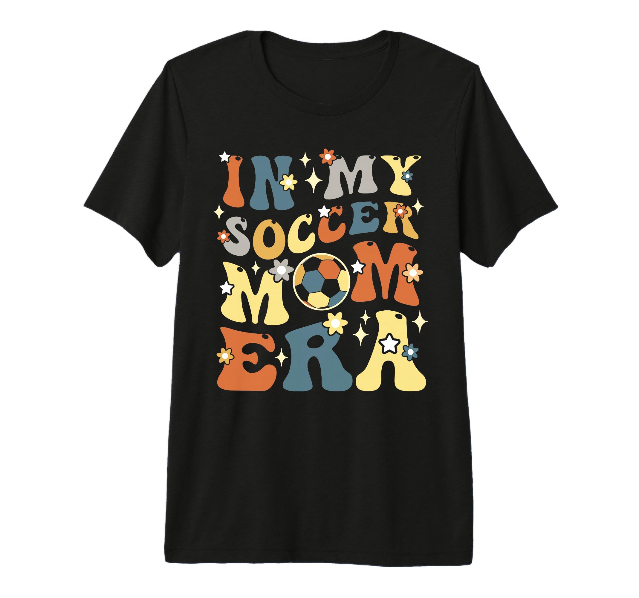 Groovy My Soccer Mom Era Mothers Day T-Shirt - Graphic Print for Adults - T-Shirt, Sweatshirt, Hoodie