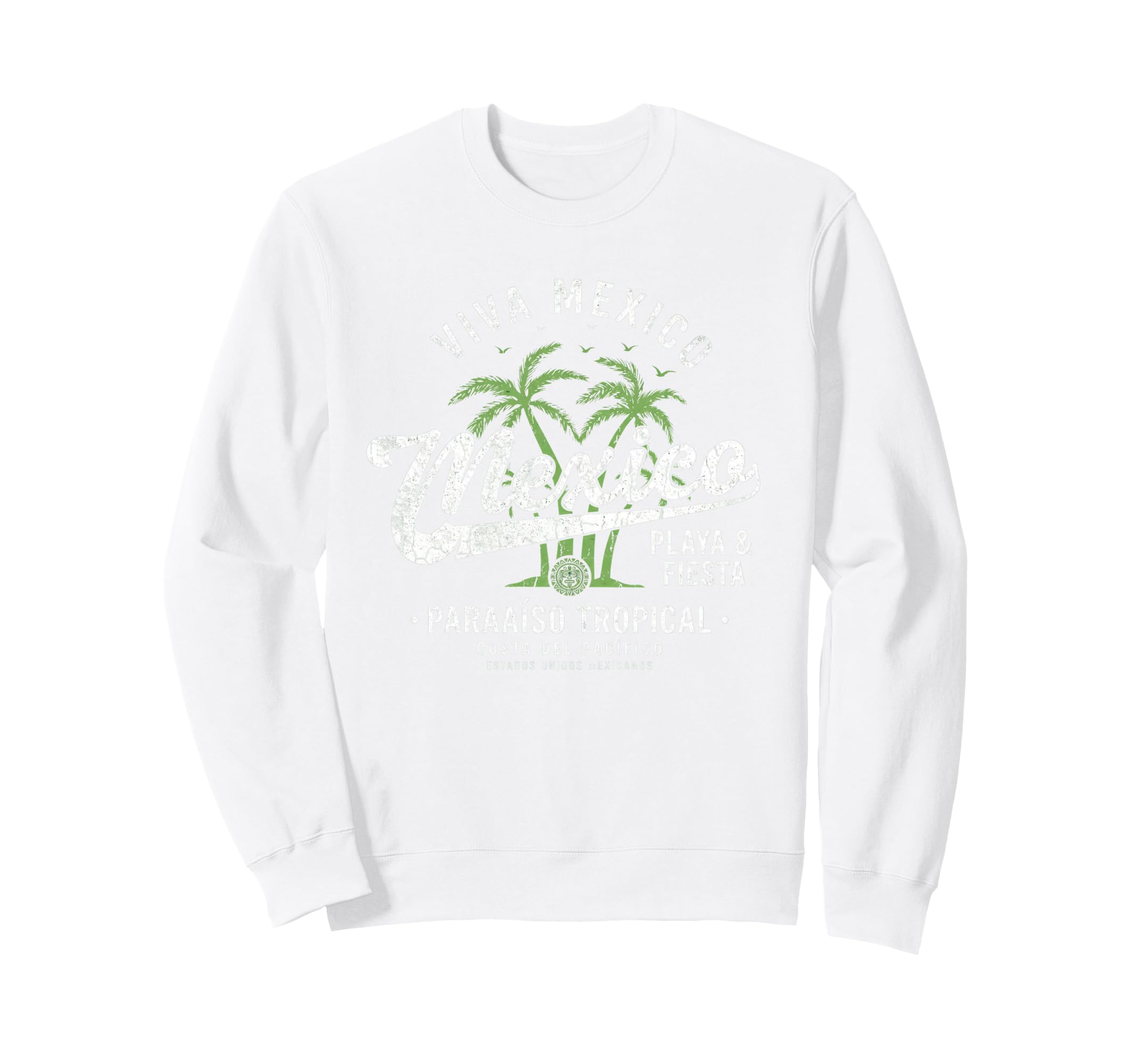 Mexico Flag Mexican Hispanic Sweatshirt - Fun Novelty Design Men Women - T-Shirt, Sweatshirt, Hoodie