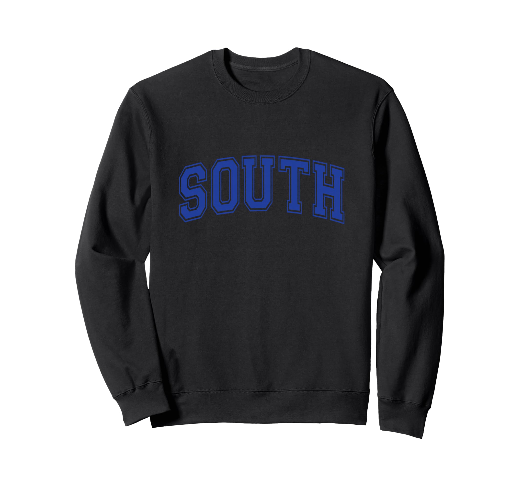 Blue South Team Colors Spirit Sports Sweatshirt - Streetwear Style Unisex - T-Shirt, Sweatshirt, Hoodie