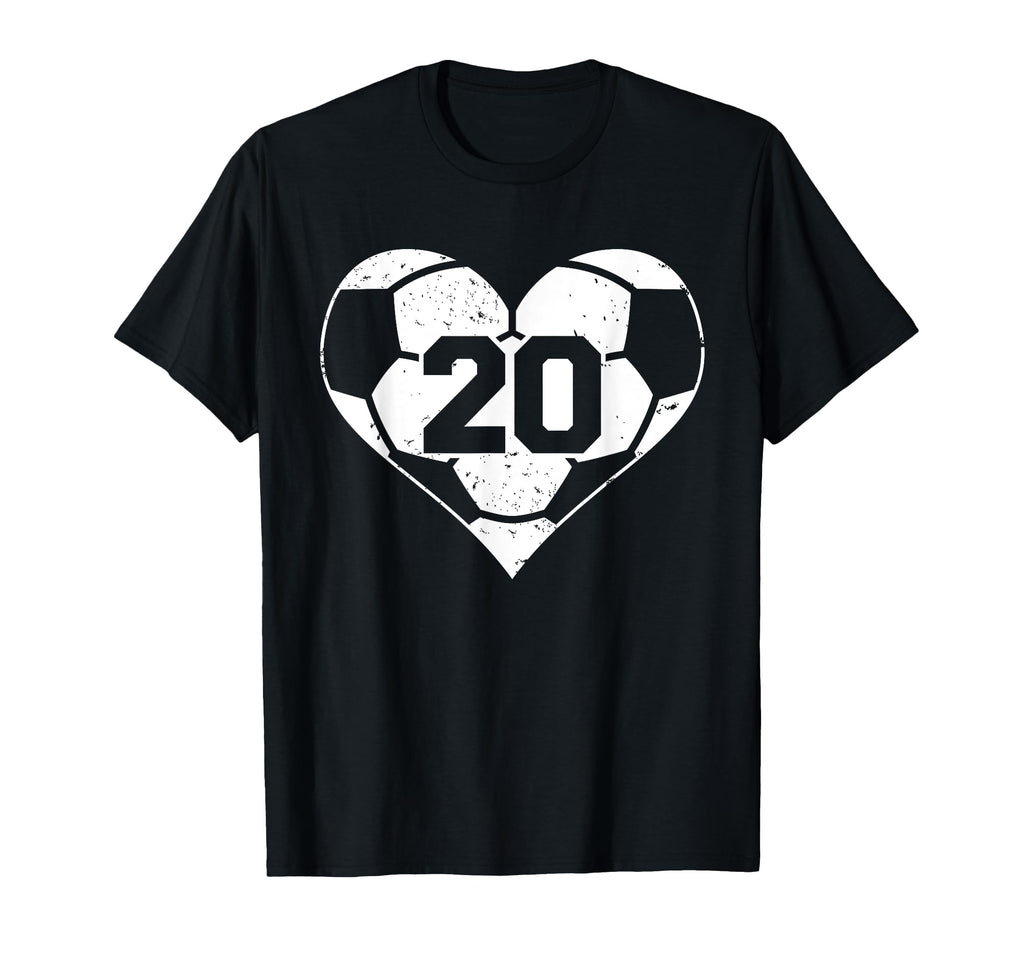 Soccer Number 20 Jersey Funny Soccer T-Shirt - Minimalist Print Unisex - T-Shirt, Sweatshirt, Hoodie