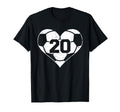 Soccer Number 20 Jersey Funny Soccer T-Shirt - Minimalist Print Unisex - T-Shirt, Sweatshirt, Hoodie
