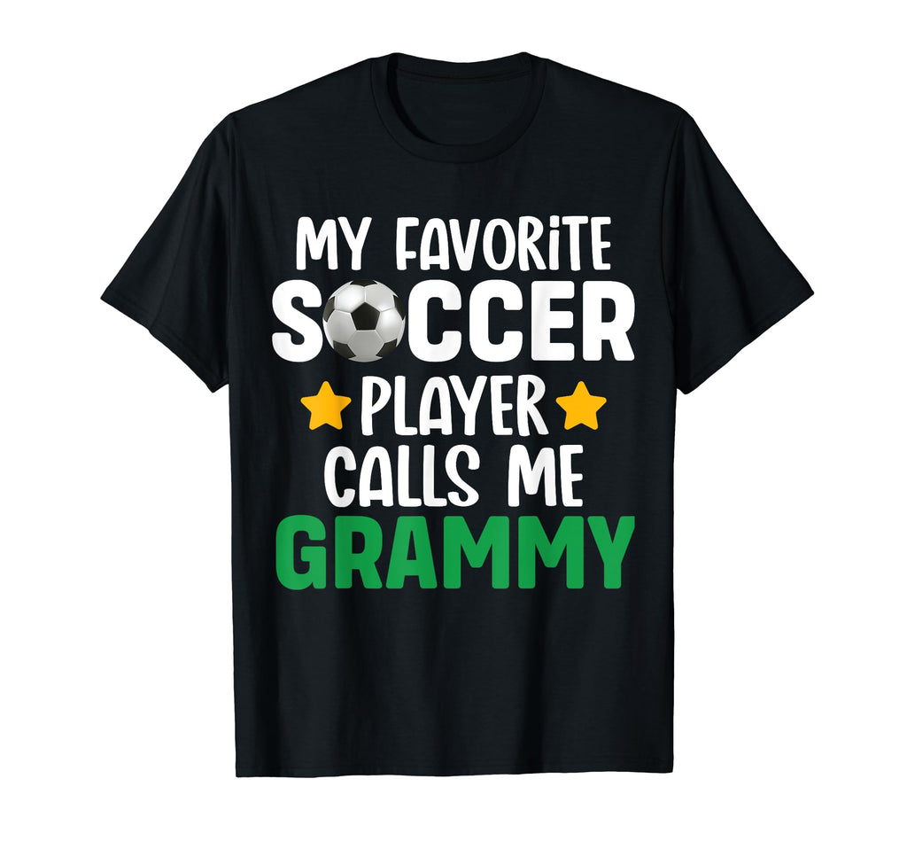My Favorite Soccer Player Calls Me Grammy T-Shirt - Minimalist Print Unisex - T-Shirt, Sweatshirt, Hoodie