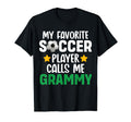 My Favorite Soccer Player Calls Me Grammy T-Shirt - Minimalist Print Unisex - T-Shirt, Sweatshirt, Hoodie