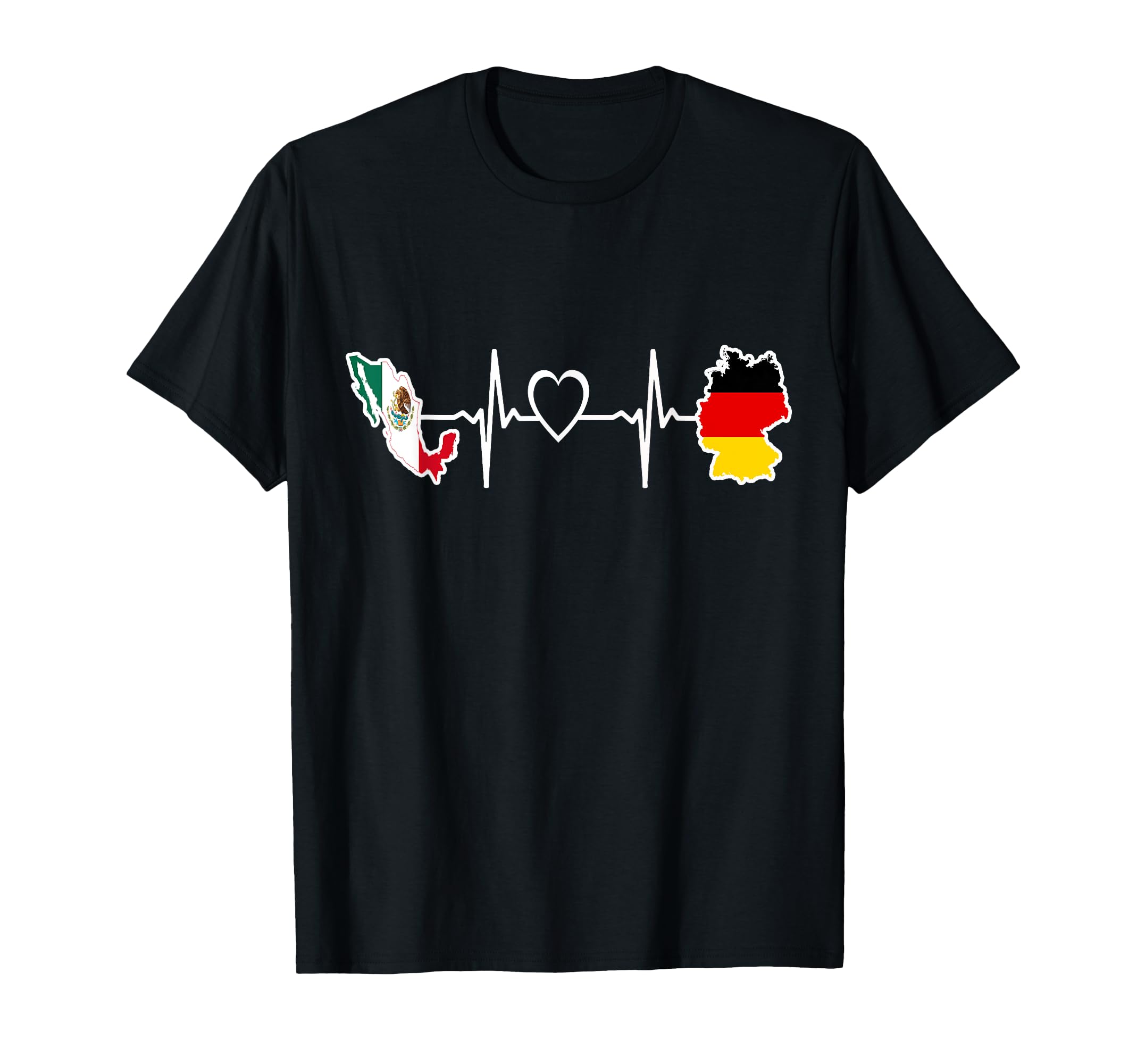 Mexican German Flag Mexican Germany T-Shirt - Trendy Graphic for Adults - T-Shirt, Sweatshirt, Hoodie